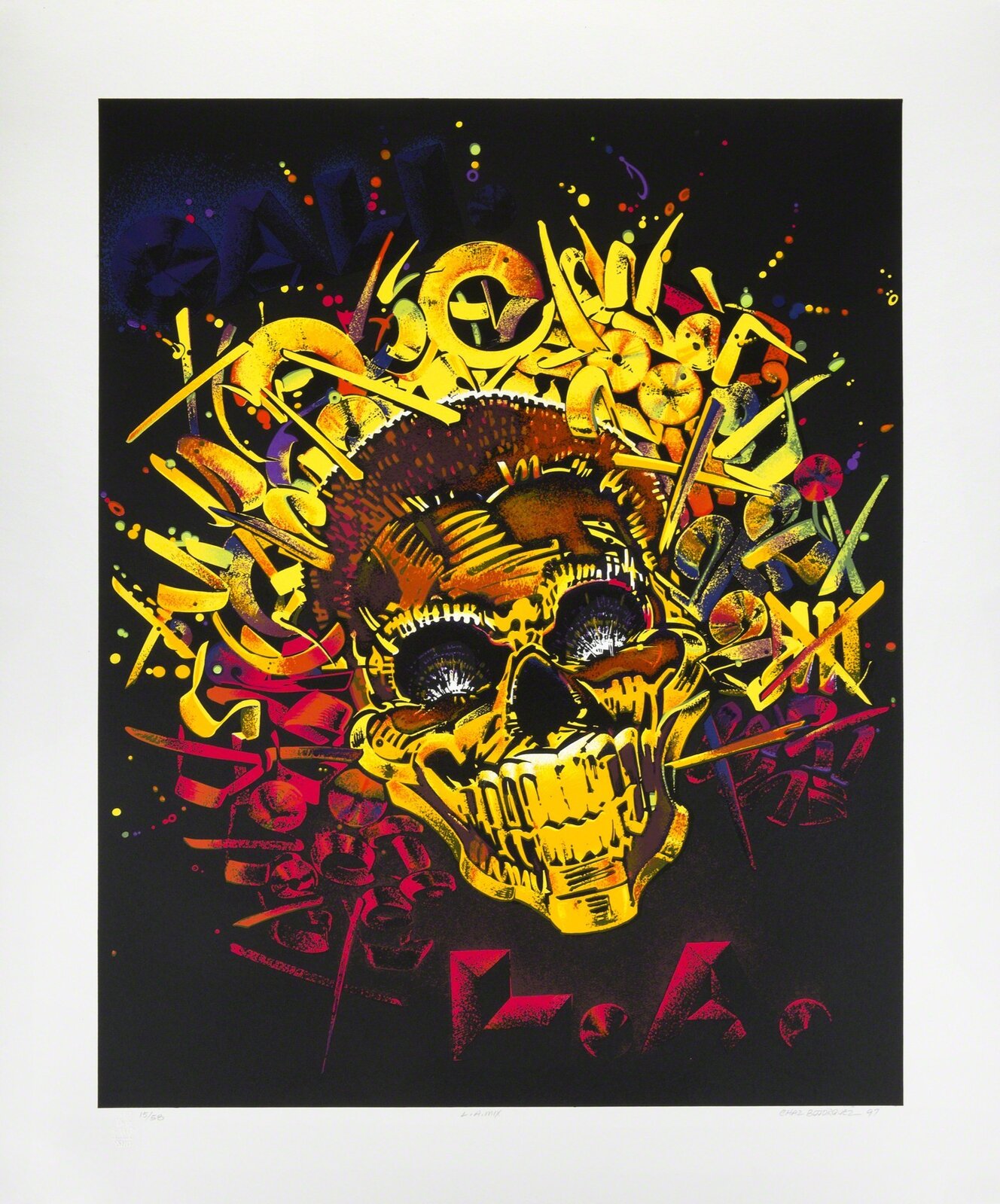 Chaz Bojórquez, La Mix, 1997